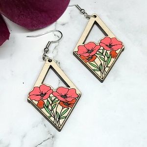 Handpainted earrings